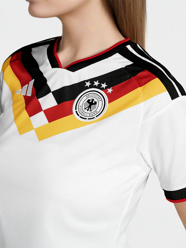 adidas Originals, Germany DFB 2026 Home Jersey, cropped, white, Image 3 of 5