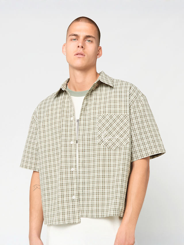 Karl Kani, Signature Check Boxy Shirt, multi-colour, Image 1 of 4