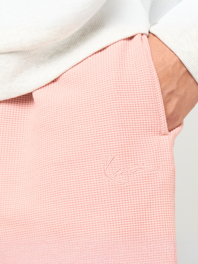 Karl Kani, Signature Waffle Shorts, Pink, Image 3 of 5
