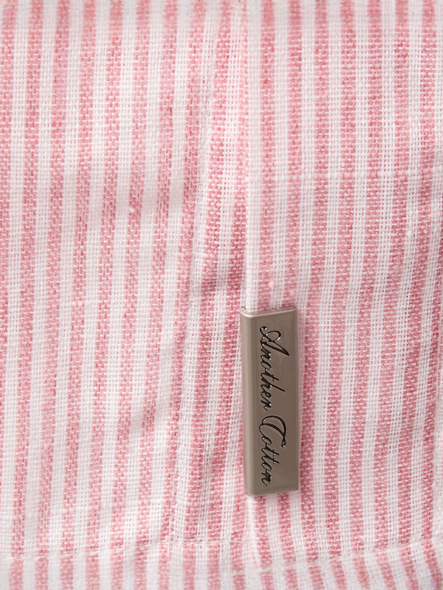 Another Cotton Lab, The Short Sleeve Shirt, light pink, Image 5 of 6