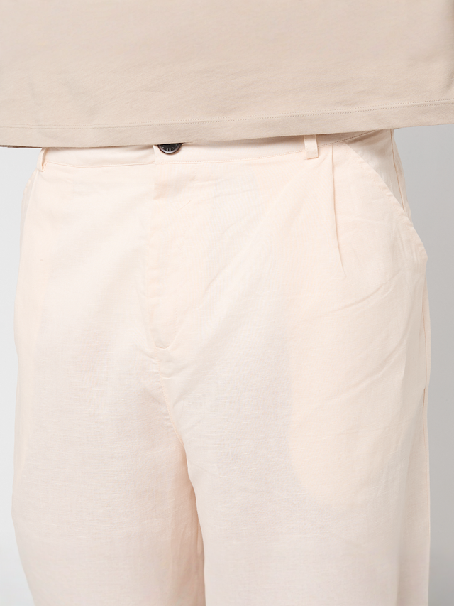 Another Cotton Lab, Another Linen Pants, beige, Image 3 of 5
