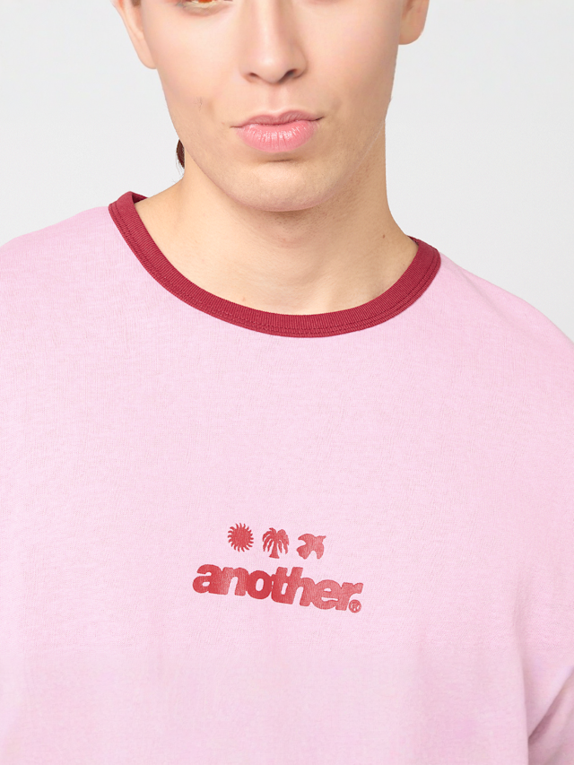 Another Cotton Lab, Rave Dept. Ringer T-Shirt, light pink, Image 3 of 5