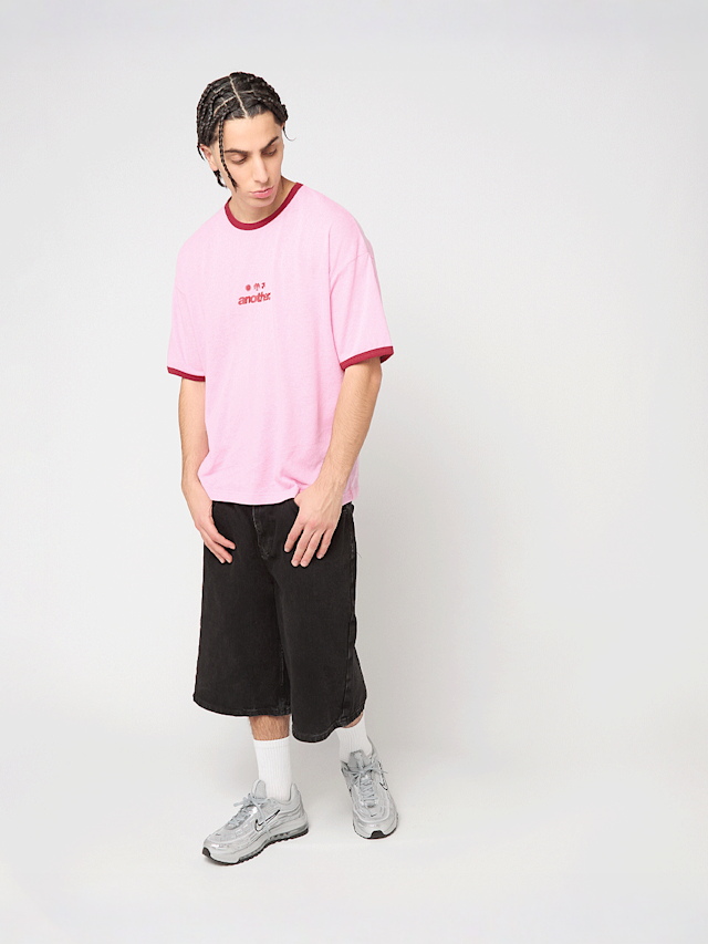 Another Cotton Lab, Rave Dept. Ringer T-Shirt, light pink, Image 5 of 5