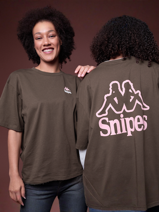 KAPPA x SNIPES, KAPPA x SNIPES Oversized Tee, brown, Image 2 of 4
