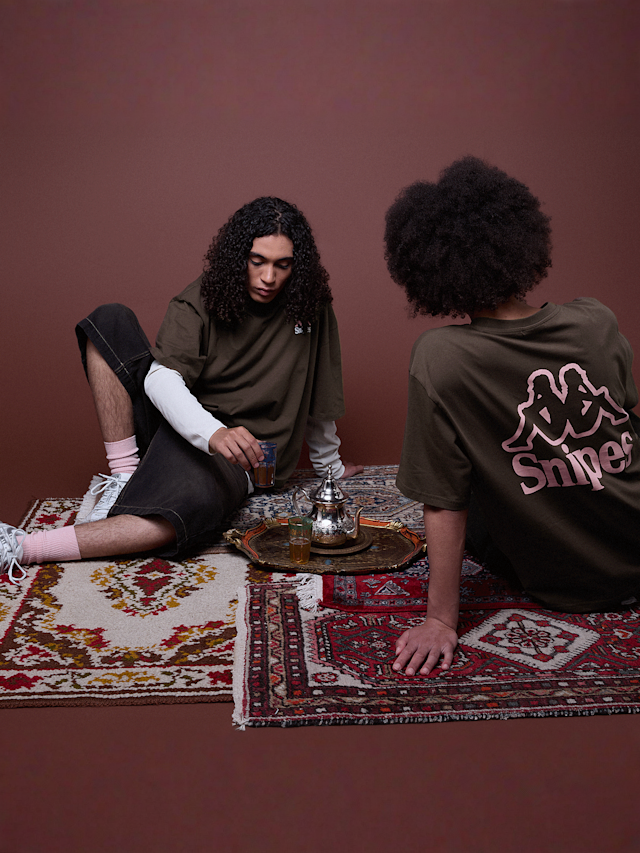 KAPPA x SNIPES, KAPPA x SNIPES Oversized Tee, brown, Image 4 of 4