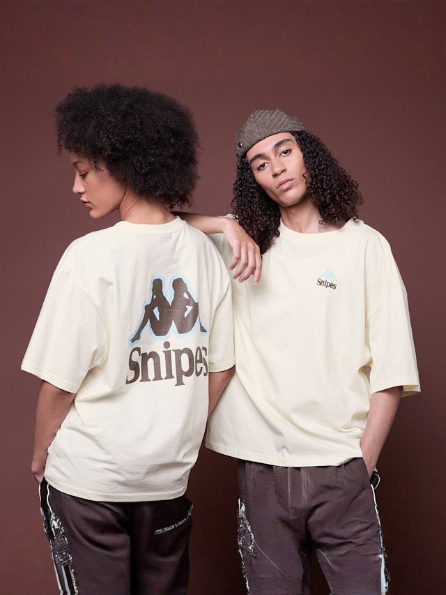 KAPPA x SNIPES, KAPPA x SNIPES Oversized Tee, beige, Image 1 of 5