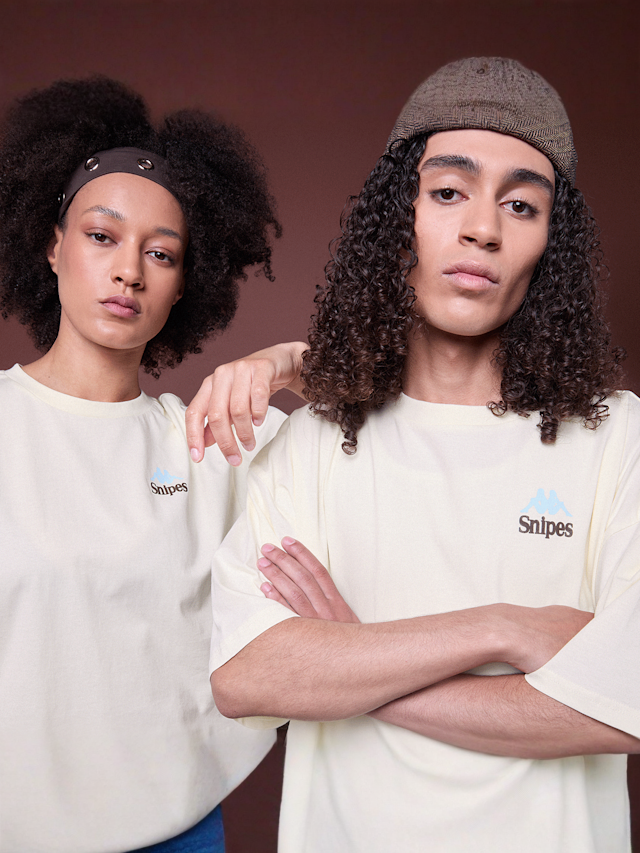 KAPPA x SNIPES, KAPPA x SNIPES Oversized Tee, beige, Image 3 of 5