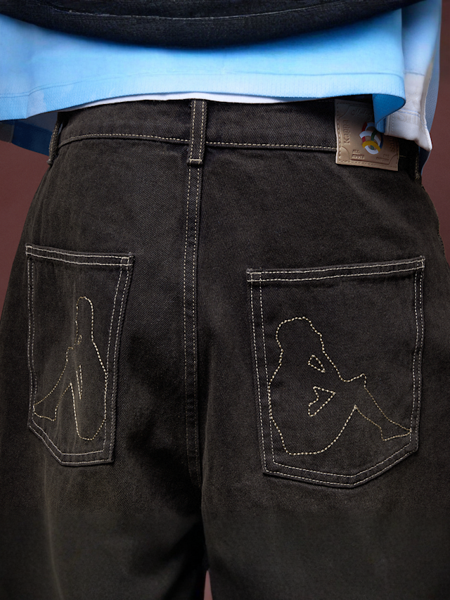 KAPPA x SNIPES, KAPPA x SNIPES Jorts, brown, Image 5 of 6