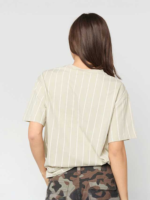 Karl Kani, Small Signature Essential Pinstripe OS Tee, beige, Image 2 of 4