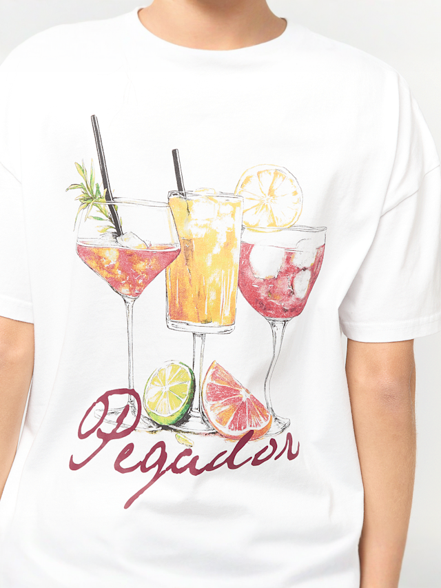 Pegador, Lefkara Heavy Oversized Tee, white, Image 4 of 5