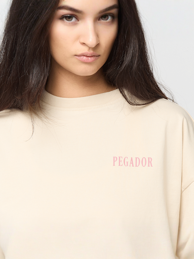 Pegador, Olargues Heavy Oversized Tee, beige, Image 3 of 5