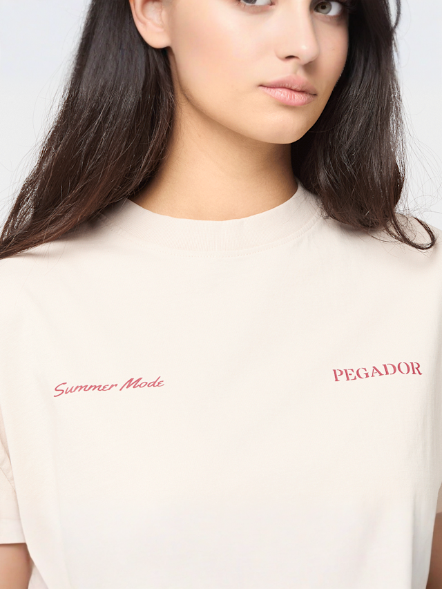 Pegador, Solana Heavy Oversized Tee, beige, Image 3 of 5
