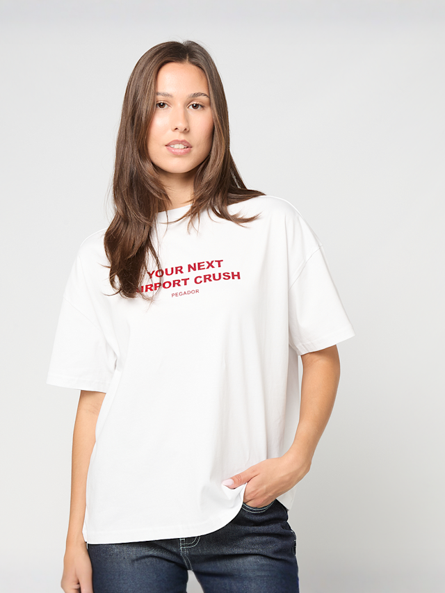 Pegador, Talsi Heavy Oversized Tee, white, Image 1 of 5