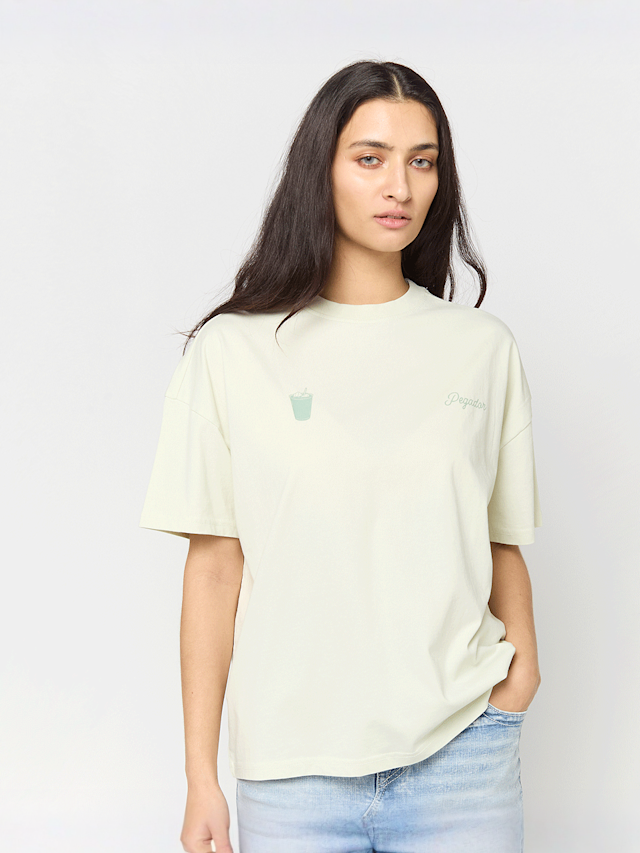 Pegador, Albufeira Heavy Oversized Tee, green, Image 2 of 5
