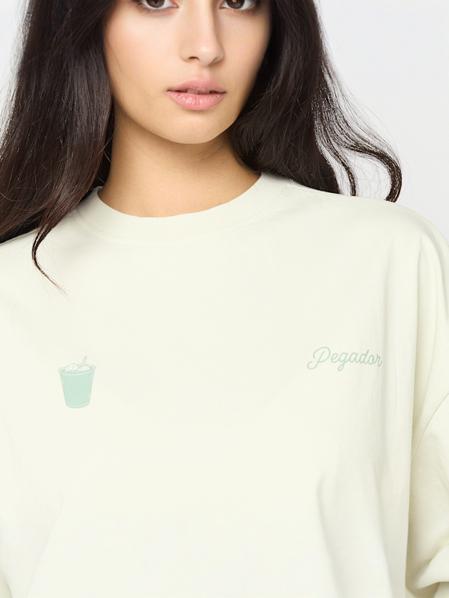 Pegador, Albufeira Heavy Oversized Tee, green, Image 3 of 5