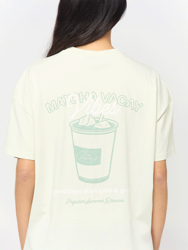 Pegador, Albufeira Heavy Oversized Tee, green, Image 4 of 5