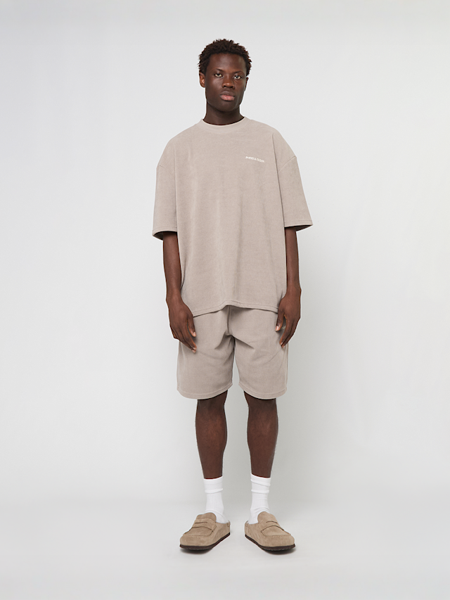Pegador, Lagos Oversized Soft Rib Tee, beige, Image 4 of 4