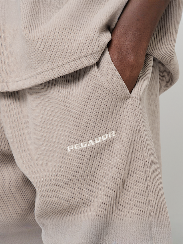 Pegador, Lagos Soft Rib Shorts, beige, Image 3 of 4
