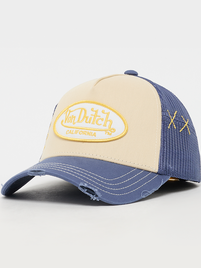 Von Dutch Originals, Distressed Trucker Cap Oval Logo Patch2, multi-colour, Image 1 of 5
