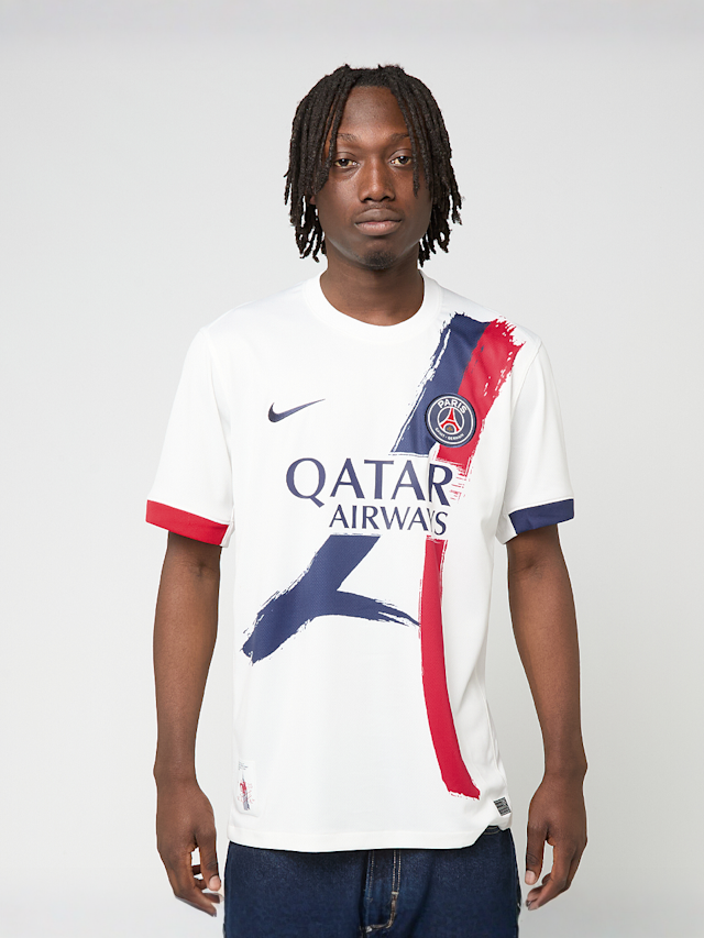 Nike, Dembélé / No. 10 / Virgil Abloh Archive / PSG DRI-Fit Jersey Shortsleeve Stadium 25/26, white, Image 2 of 9