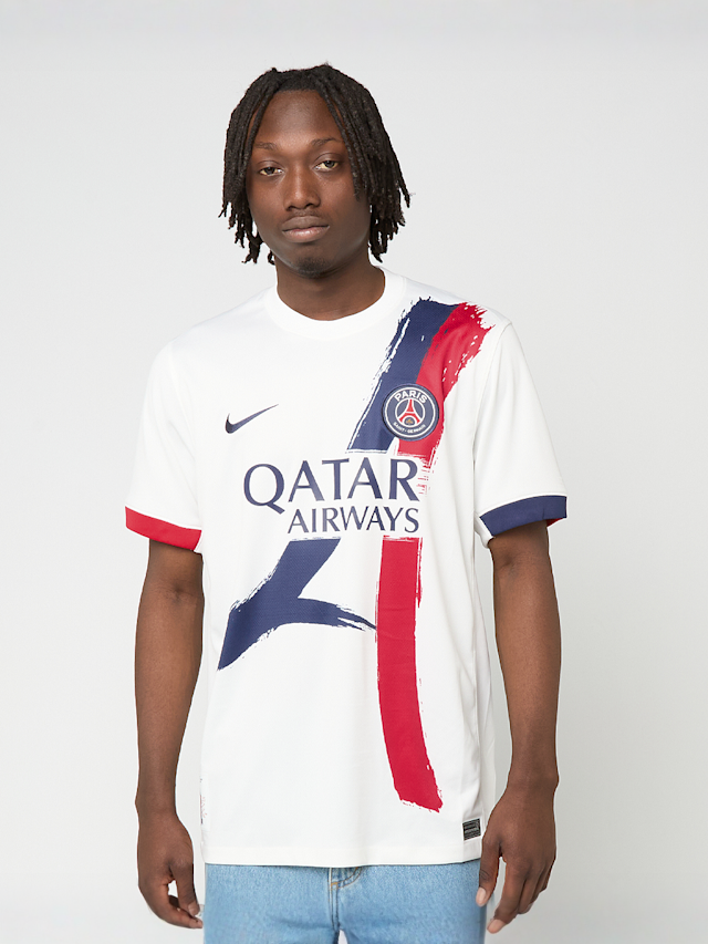 Nike, Doué / No. 14 / Virgil Abloh Archive / PSG DRI-Fit Jersey Shortsleeve Stadium 25/26, wit, Afbeelding 2 van 9