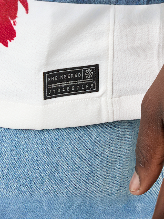 Nike, Doué / No. 14 / Virgil Abloh Archive / PSG DRI-Fit Jersey Shortsleeve Stadium 25/26, white, Image 5 of 9