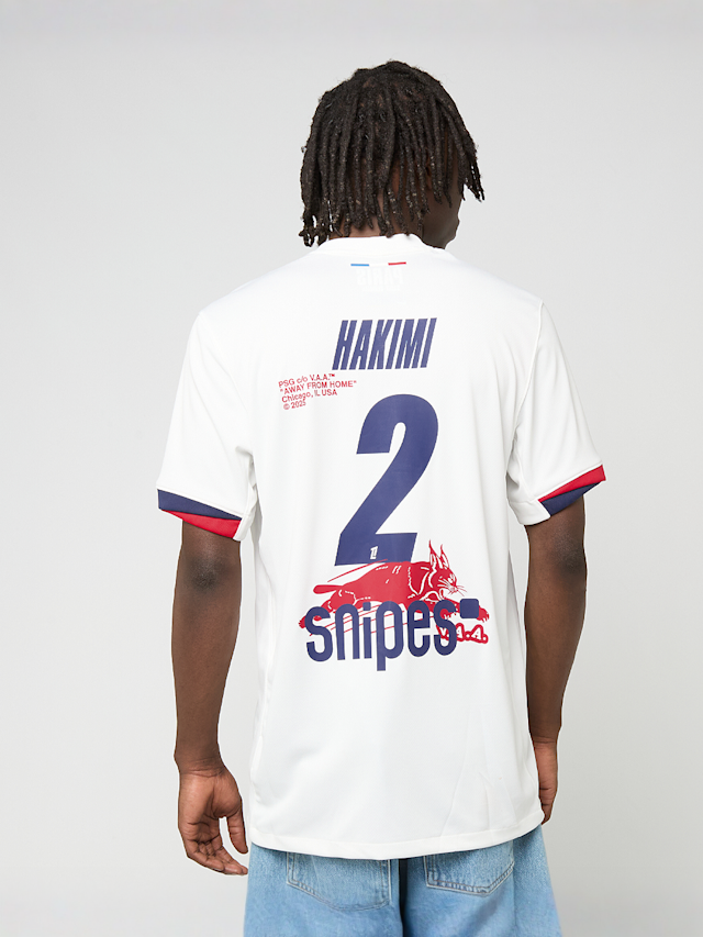 Nike, Hakimi / No. 2 / Virgil Abloh Archive / PSG DRI-Fit Jersey Shortsleeve Stadium 25/26, white, Image 3 of 9