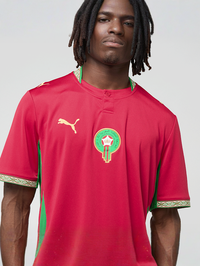 PUMA, Morocco 2026 Home Jersey, red, Image 3 of 7