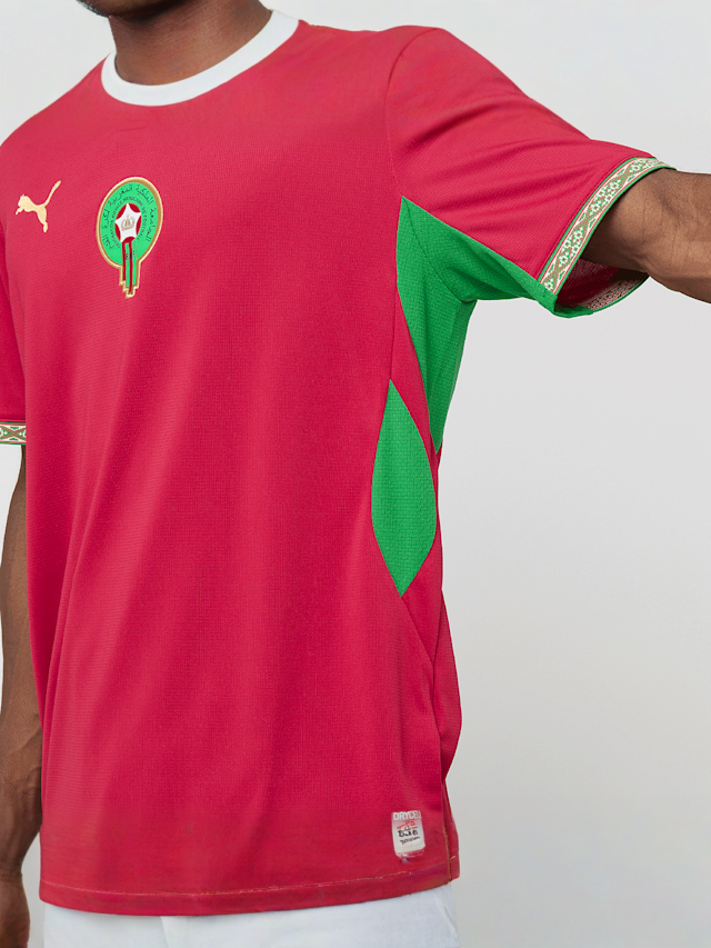 PUMA, Morocco 2026 Home Jersey, red, Image 4 of 7