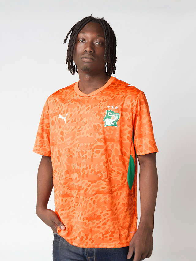 PUMA, Ivory Coast 2026 Home Jersey, orange, Image 1 of 7