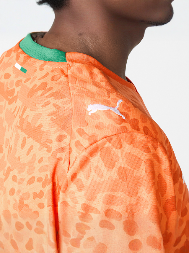 PUMA, Ivory Coast 2026 Home Jersey, orange, Image 6 of 7