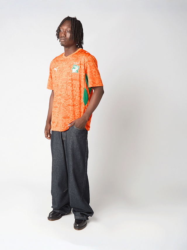 PUMA, Ivory Coast 2026 Home Jersey, orange, Image 7 of 7