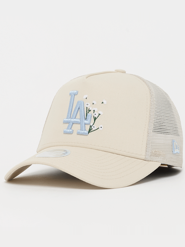 New Era, FEMALE A-FRAME Trucker Floral Los Angeles Dodgers, beige, Image 1 of 4