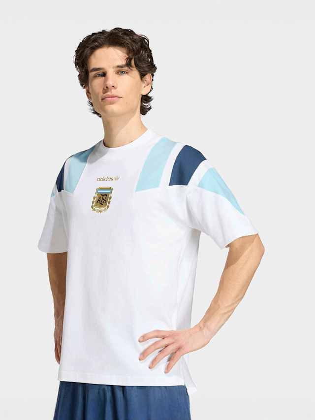adidas Originals, Argentina EQT Tee, white, Image 1 of 5