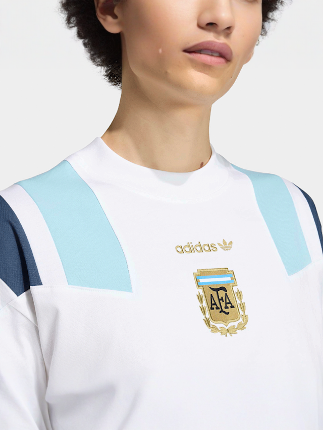 adidas Originals, Argentina EQT Tee, white, Image 3 of 5