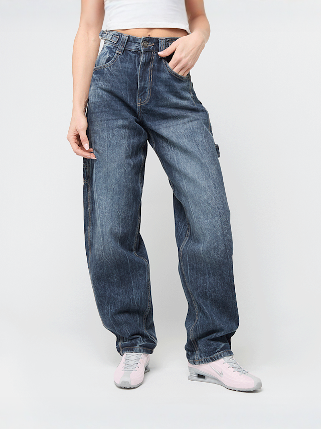 Urban Classics, Ladies Balloon Fit Jeans, blue, Image 1 of 5