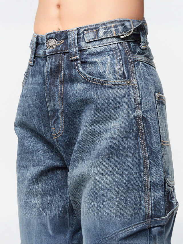 Urban Classics, Ladies Balloon Fit Jeans, blue, Image 3 of 5