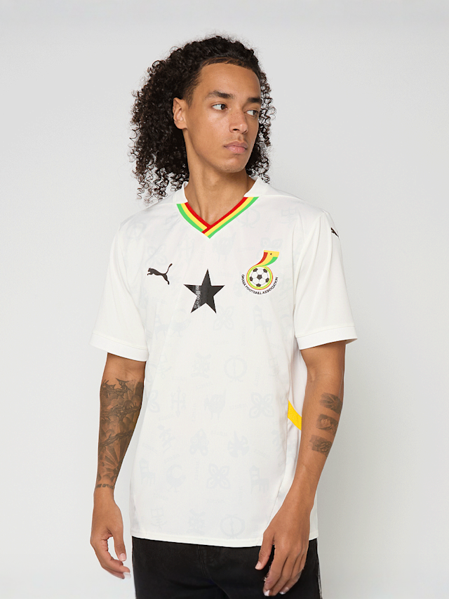 PUMA, Ghana Football Association Home Jersey Replica, white, Image 1 of 9