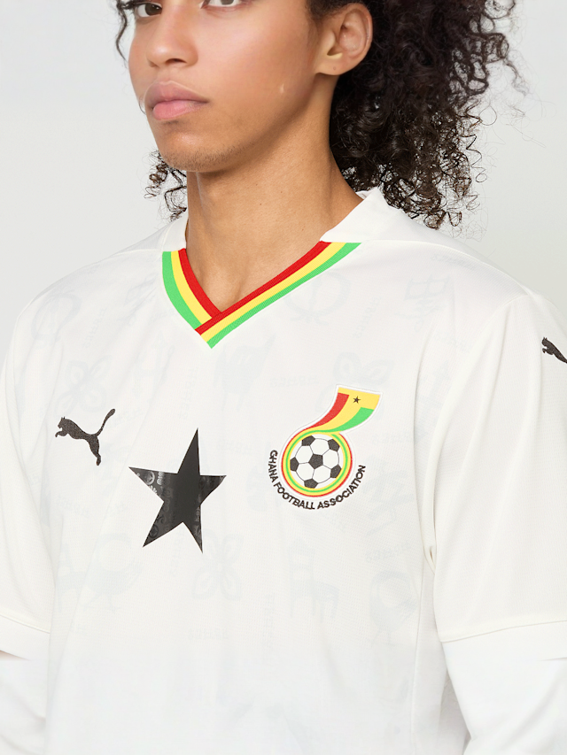 PUMA, Ghana Football Association Home Jersey Replica, white, Image 3 of 9