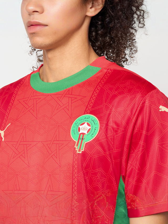 PUMA, Federation Royale Marocaine Football Home Jersey Replica, rood, Afbeelding 3 van 9