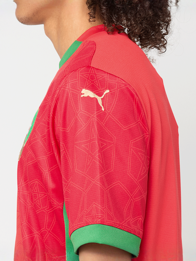 PUMA, Federation Royale Marocaine Football Home Jersey Replica, rood, Afbeelding 4 van 9