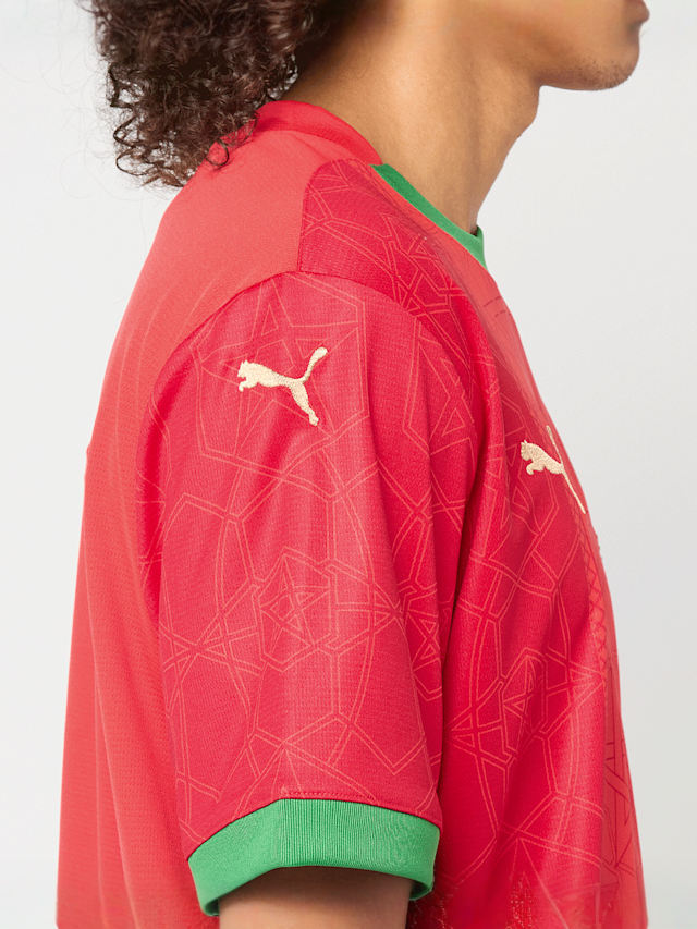 PUMA, Federation Royale Marocaine Football Home Jersey Replica, rood, Afbeelding 5 van 9
