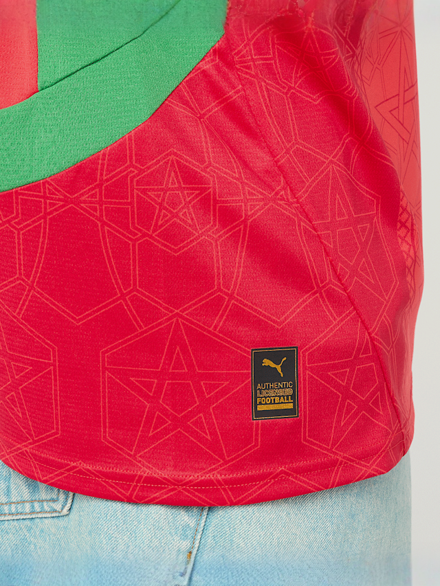 PUMA, Federation Royale Marocaine Football Home Jersey Replica, czerwony, Obraz 7 z 9
