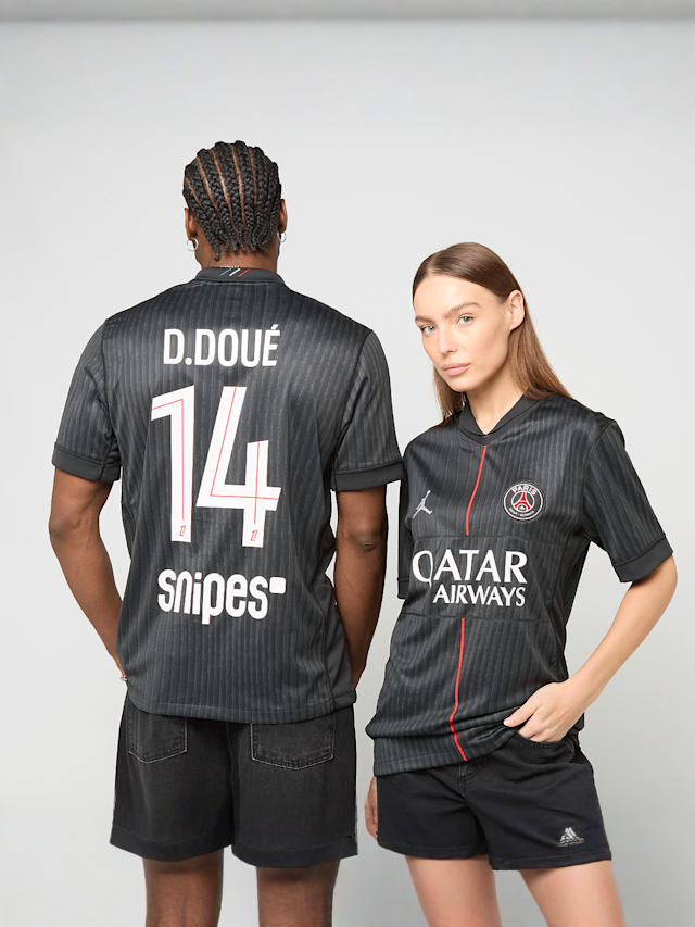 Jordan, Doué / No. 14 / PSG Jordan Fourth Stadium 2025/26, blauw, Afbeelding 1 van 8