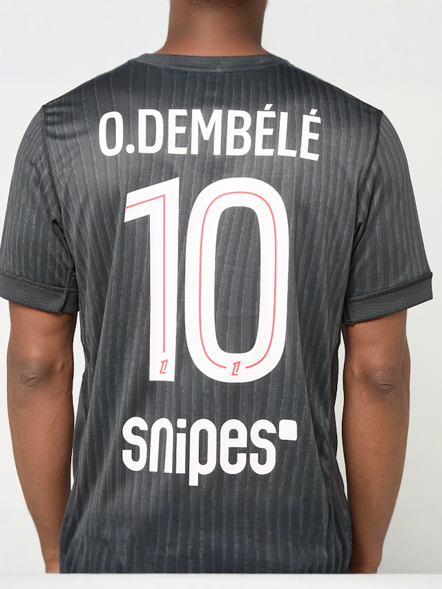 Jordan, Dembélé / No. 10 / PSG Jordan Fourth Stadium 2025/26, black, Image 4 of 9