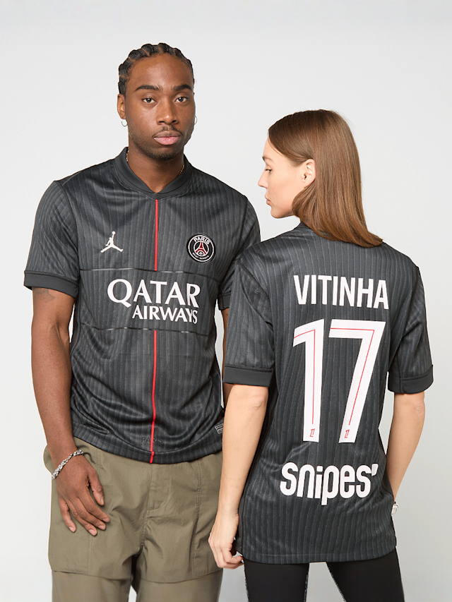 Jordan, Vitinha / No. 17 / PSG Jordan Fourth Stadium 2025/26, blue, Image 1 of 9