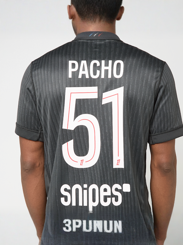 Jordan, Pacho / No. 51 / PSG Jordan Fourth Stadium 2025/26, blue, Image 4 of 9