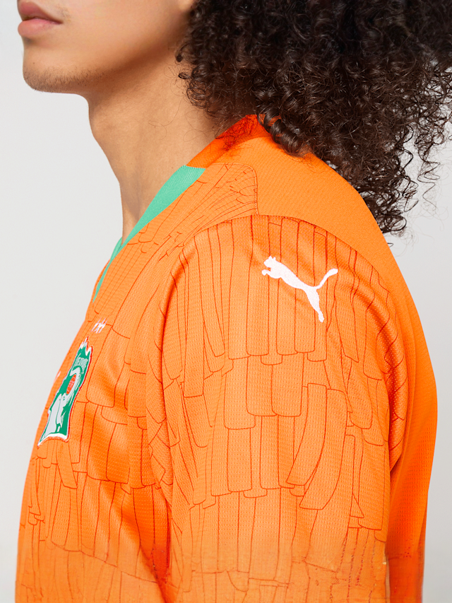 PUMA, FIF Home Jersey Replica, pomarańczowy, Obraz 4 z 9