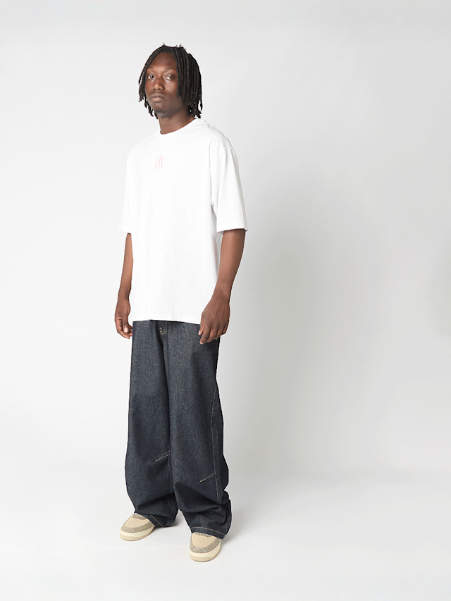 New Era, MLB Midi Oversized Tee, white, Image 6 of 6