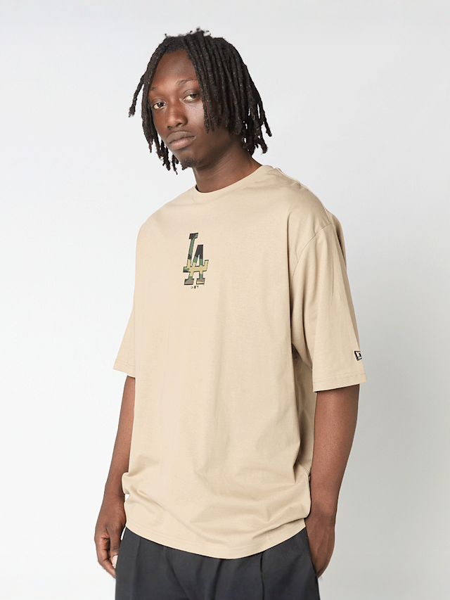New Era, MLB Infill Oversized Tee, beige, Image 2 of 6